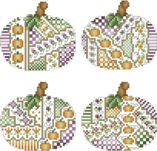 (image for) Crazy Pumpkins Ornaments
